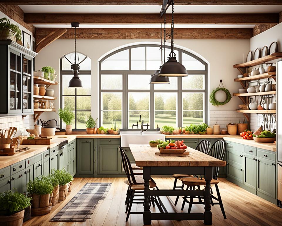 Farmhouse furniture and fixtures