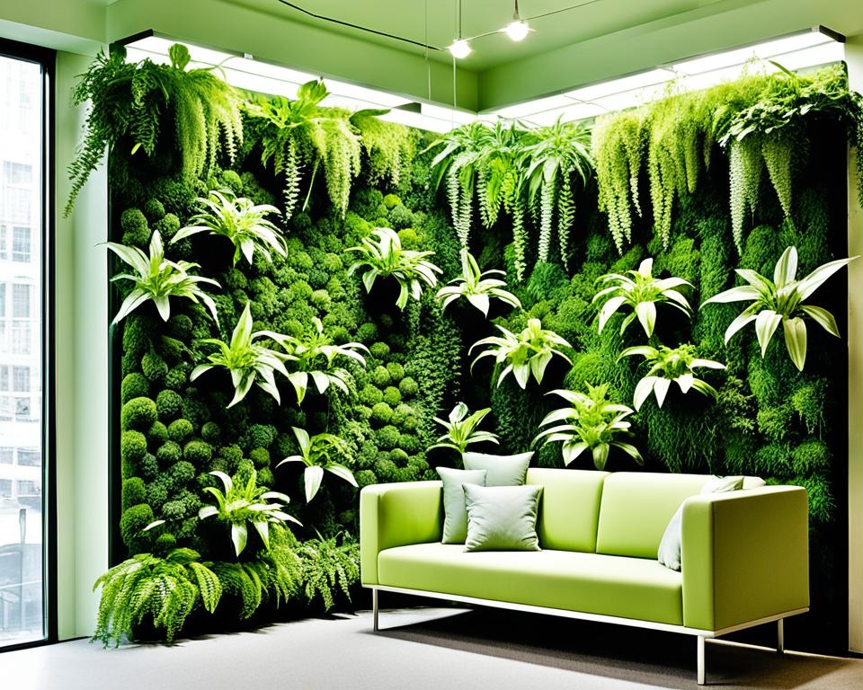 green walls