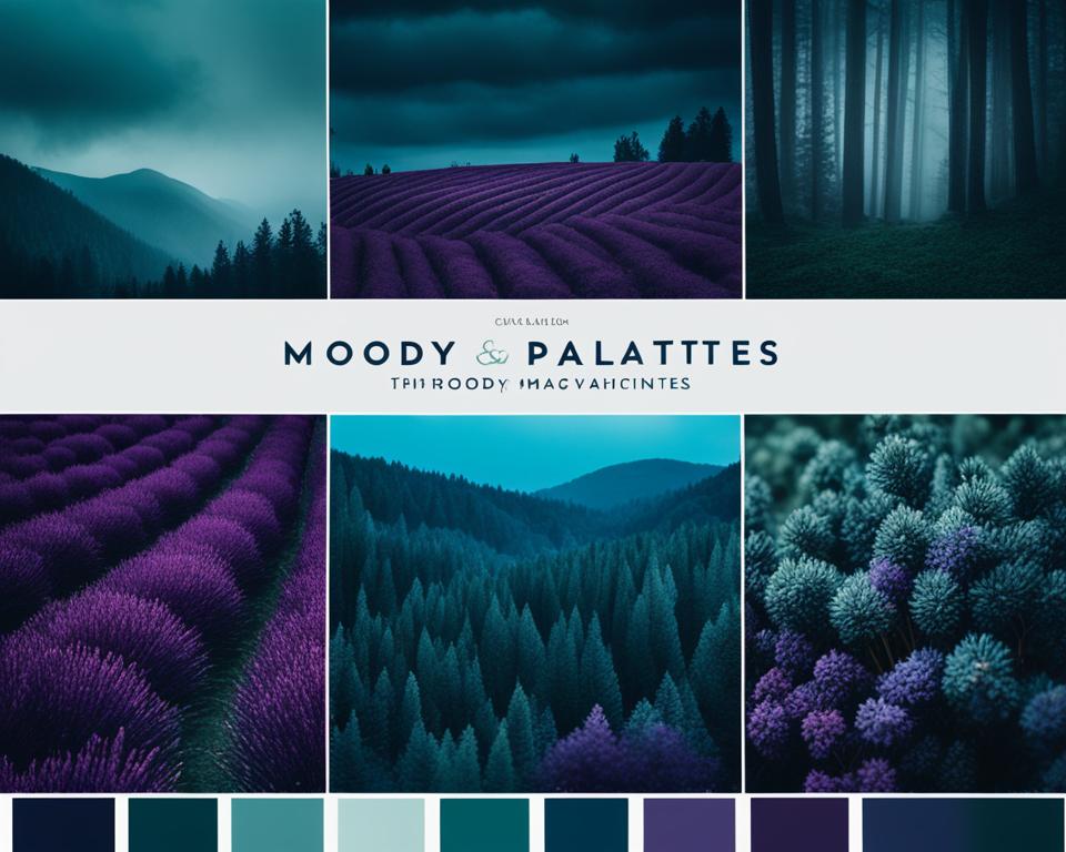 moody color palettes