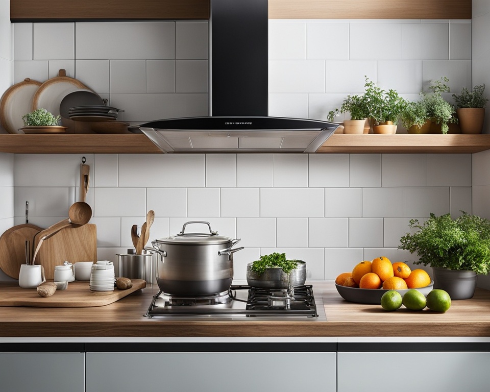 small kitchen counter organization