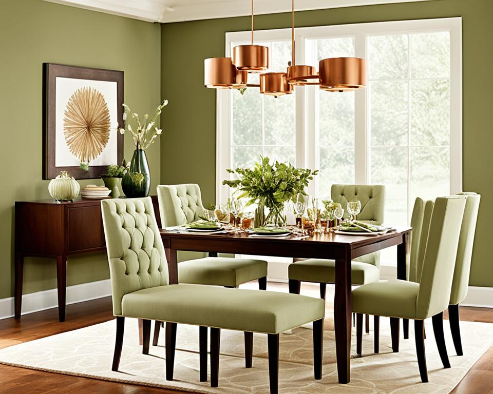 Dining room color palette