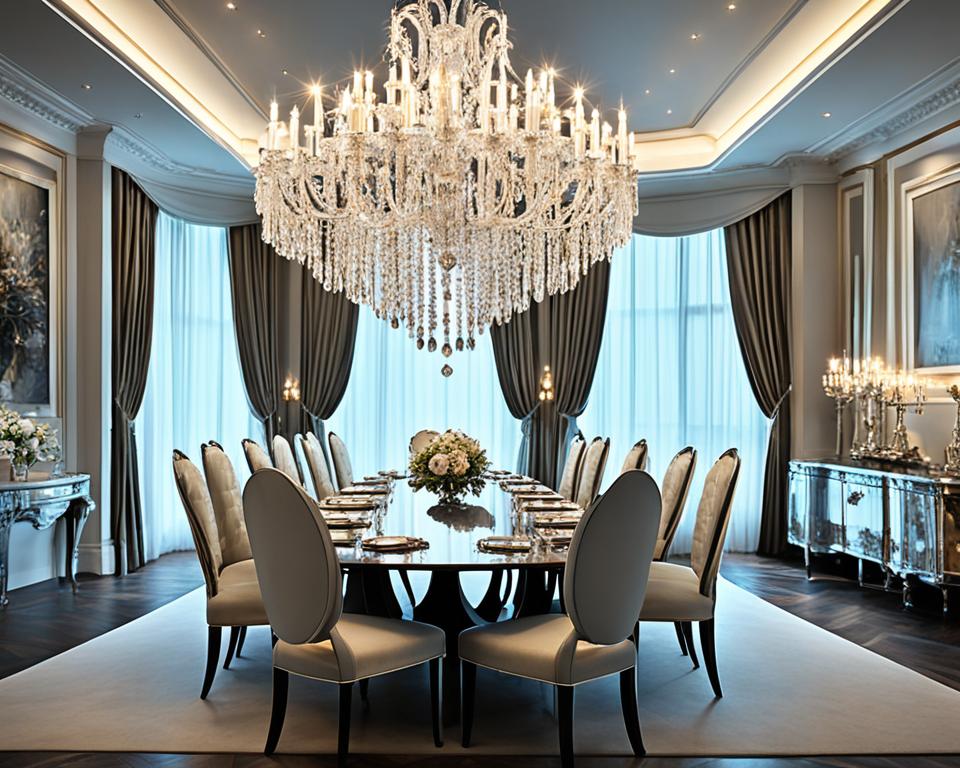 crystal chandeliers