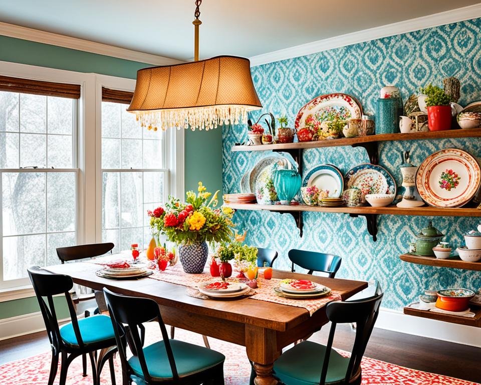 eclectic dining room design