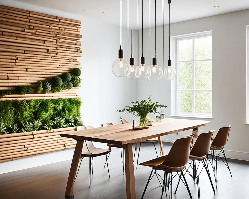 eco-friendly dining room design