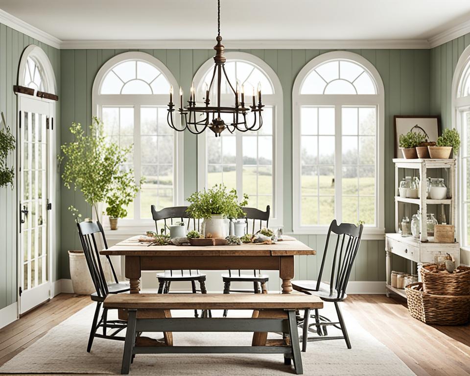 farmhouse dining room style