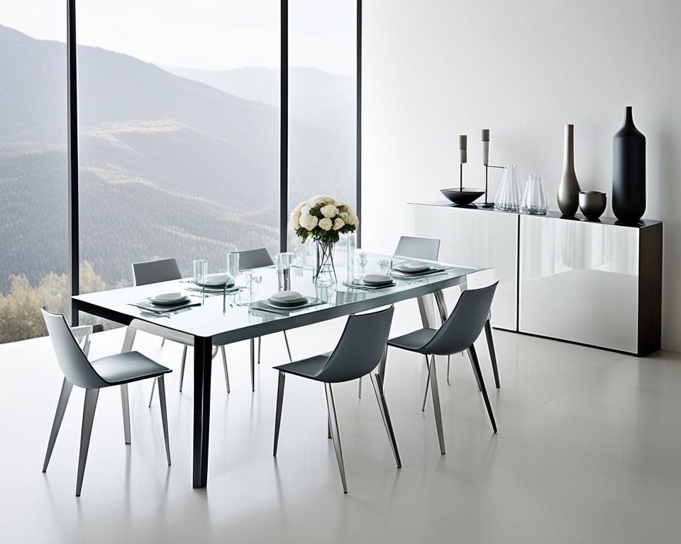 modern dining room tables