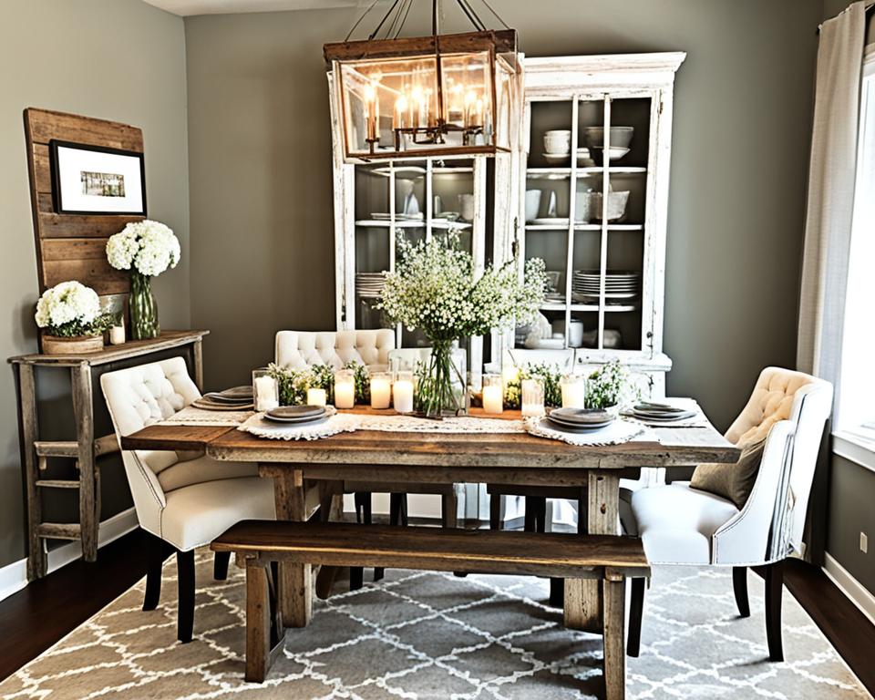 rustic dining room decor