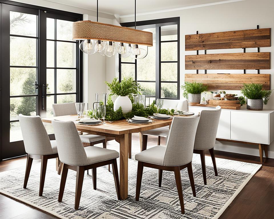 rustic dining rooms