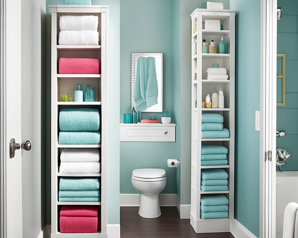 small bathroom storage