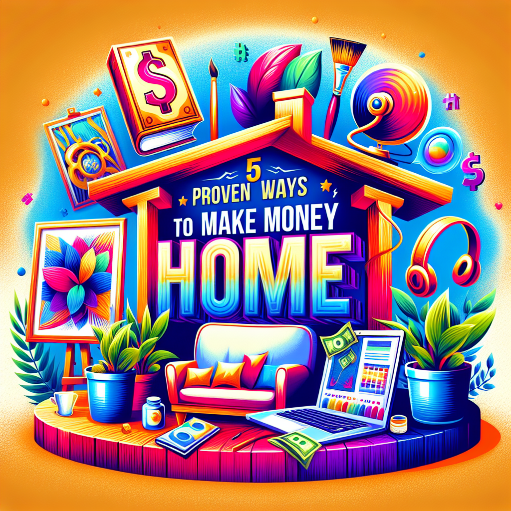 5 Proven Ways to Make Money From Home!