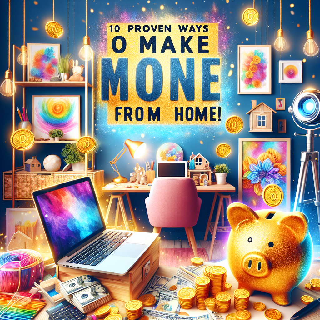 10 Proven Ways to Make Money From Home!