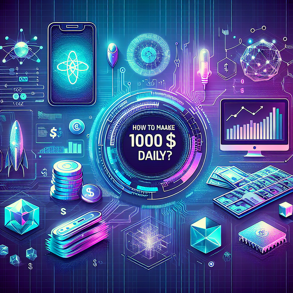 how to make 1000$ daily on 2025?