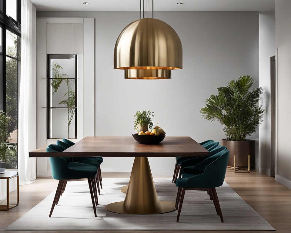 modern minimalist dining room